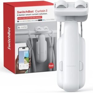 SwitchBot Automatic Curtain Opener 3 Rod-Bluetooth Remote Control