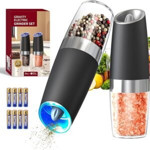 CIRCLE JOY Gravity Electric Salt and Pepper Grinder