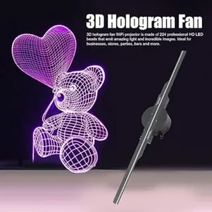 3D Hologram Fan, 16.5in 3D Hologram Projector Advertising Display