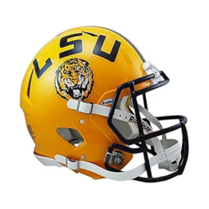 Riddell unisex adult LSU Speed Authentic Football Helmet, Yellow, Large US