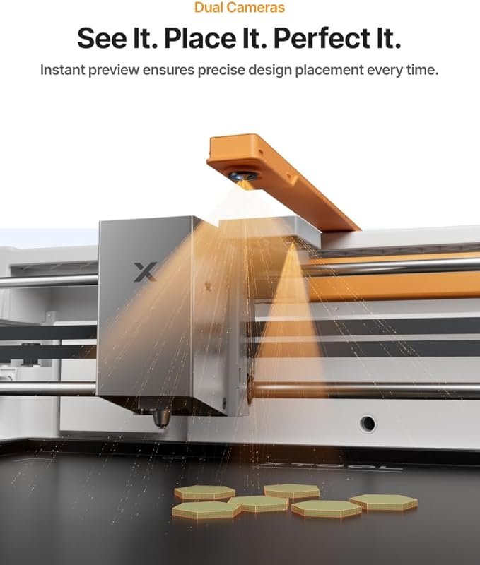 xTool M2 10W Laser Engraver Built-in Dual Cameras. Best For Making Creative Things And Items - Image 2