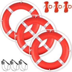 Life Ring, 23"/28" Boat Safety Throw Ring