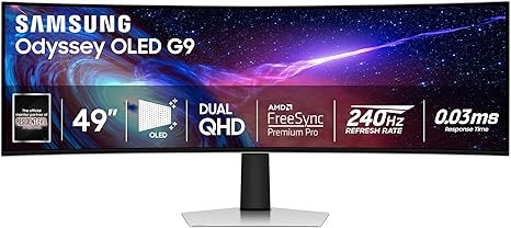 Samsung 49" Odyssey G93SC Series Curved Gaming Monitor - Image 2