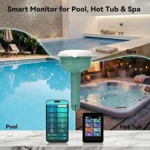 8-in-1 LoRa Smart Pool Water Monitor with 2.8"