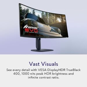 Alienware 34 240Hz QD-OLED Curved Gaming Monitor
