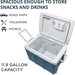 Ivation Electric Cooler & Warmer with Wheels