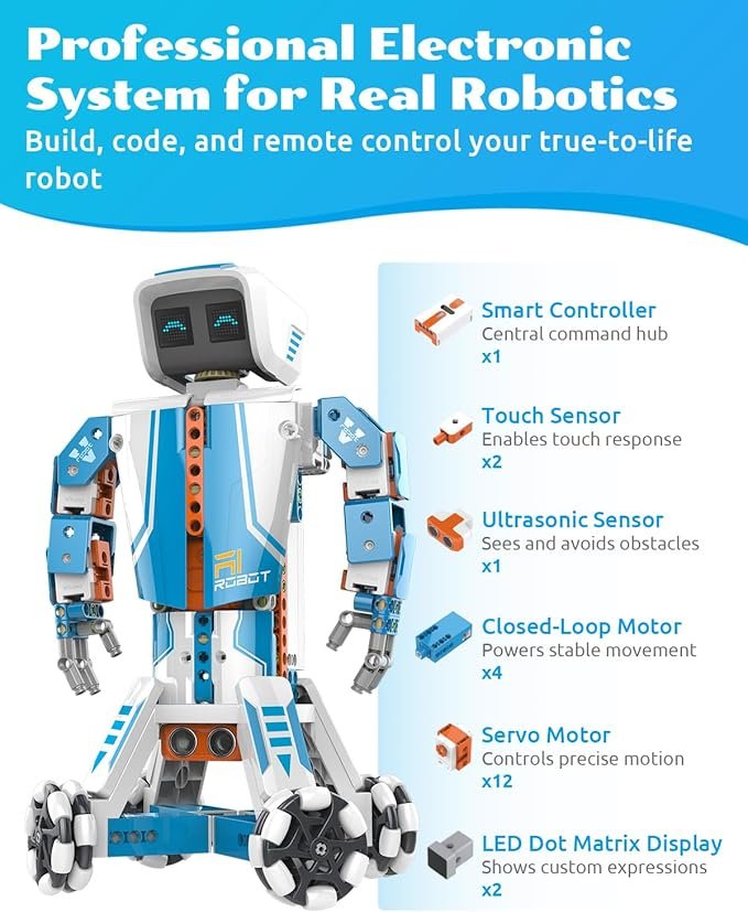 WhalesBot E9 Pro Robot Engineering Building Kit for Educators - Image 2
