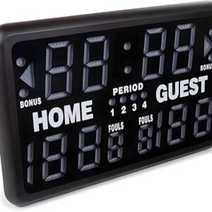 Multisport Indoor Tabletop Scoreboard with remote control
