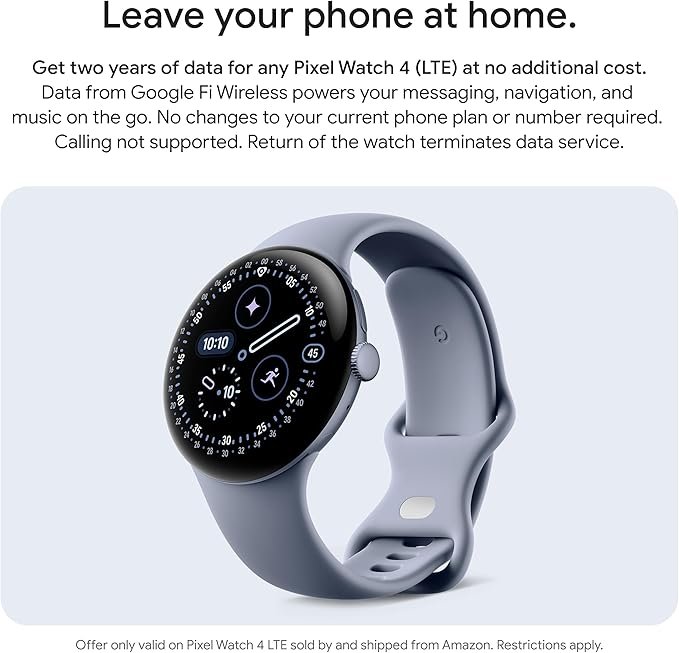 Google Pixel Watch 4 (41mm) - Android - 2 Years of Data