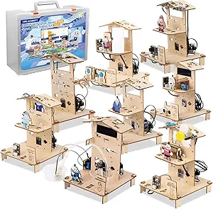 8-in-1 STEM Kit for Kids Smart Home Science Projects School Crafts