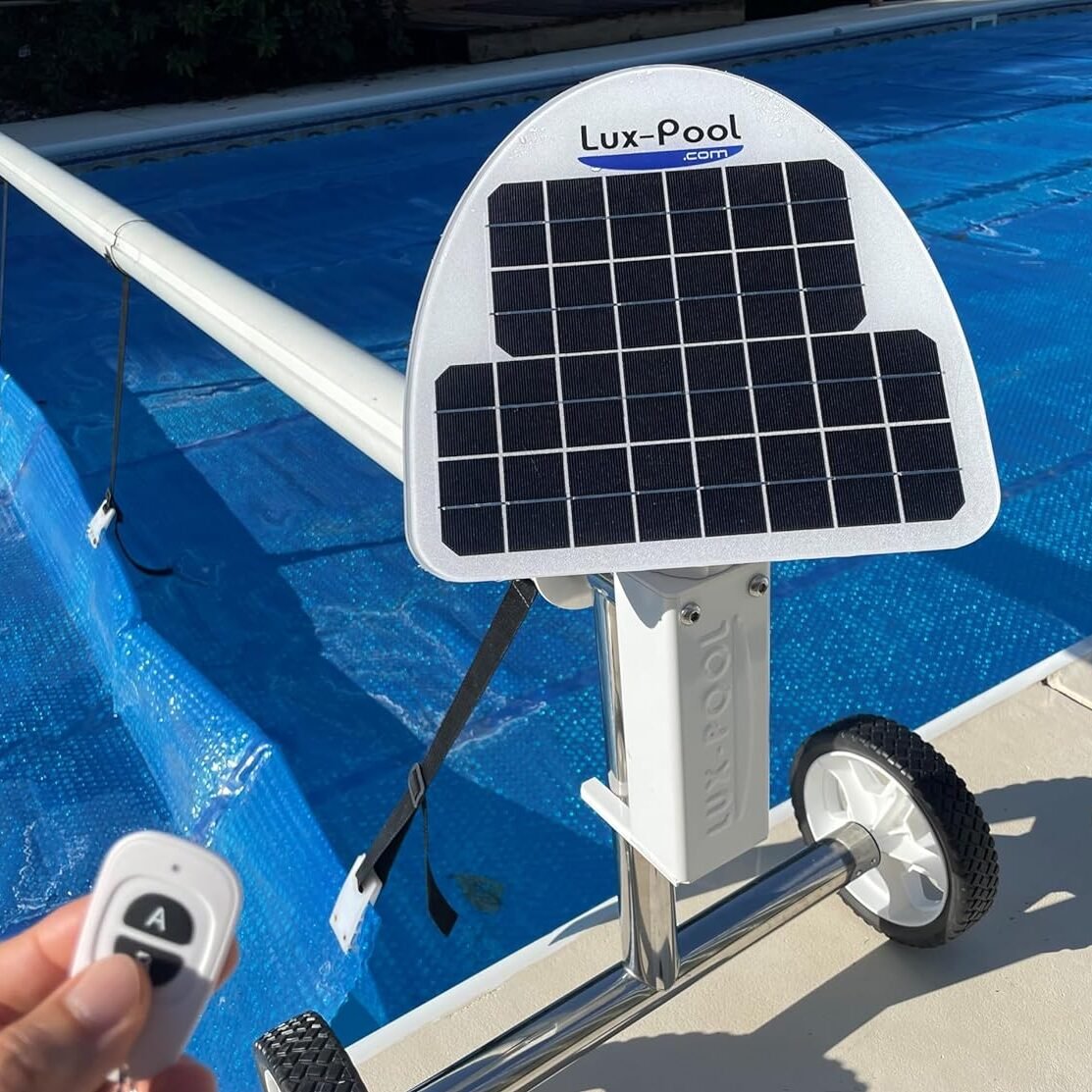 Automatic Motorized Solar Blanket Cover Reel/Roller for Pools up to 20x40'