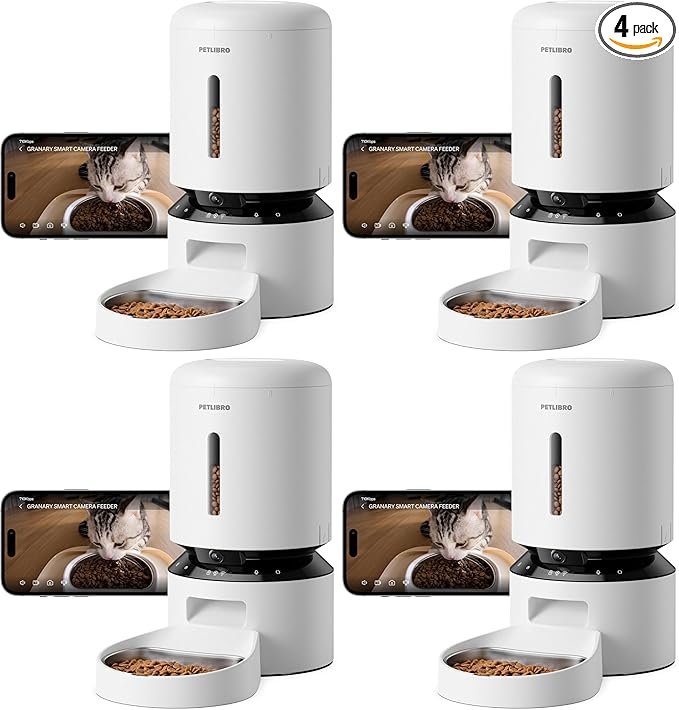 PETLIBRO Automatic Cat Feeder with Camera,1080P HD Video with Night Vision,5G WiFi Pet Feeder-with 2-Way Audio - Image 2