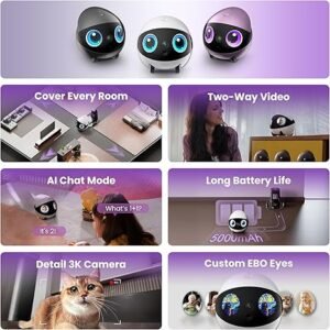 3K Home Camera Robot EBO Air 2 Plus