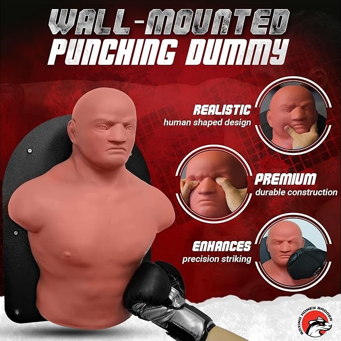 Wall-Mounted Punching Dummy Boxing Punching Bag