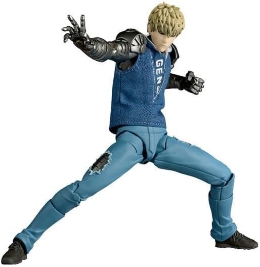 Revoltech KAIYODO Amazing Yamaguchi One Punch Man Genos. Includes Original Sturdy Protective case. Japan Import. - Image 2