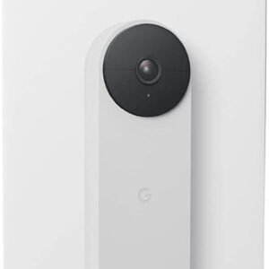 Google Nest Doorbell (Battery) - Snow | 6x digital zoom video doorbell