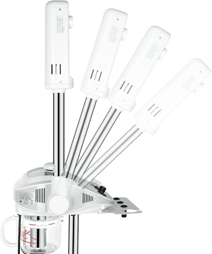 Professional Facial Steamer Machine & Mag Lamp & High Frequency Skin Care 3 in 1