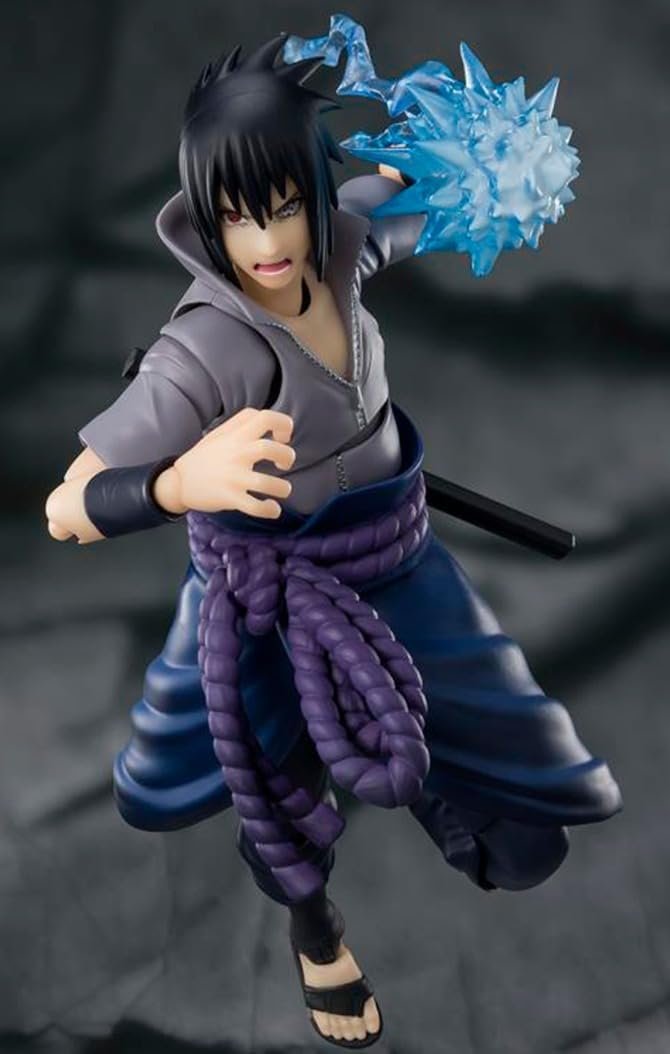 TAMASHII NATIONS - Naruto Shippuden - Sasuke Uchiha -He Who Bears All Hatred, Bandai Spirits S.H.Figuarts Action Figure
