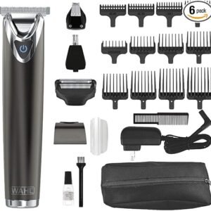 Wahl Stainless Steel Lithium Ion 2.0+ Slate Beard Trimmer for Men