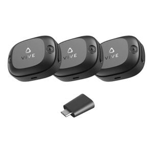 HTC Vive Ultimate Tracker 3 Pack + Dongle - VR Full Body Tracking