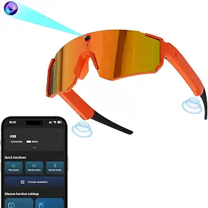 AI Pro Camera Glasses 32MP - Recording Glasses with 6-Axis EIS Stabilization