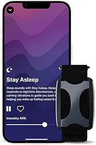 Apollo Neuro Wearable & 12-Month SmartVibes AI Membership Sleep Aid & Stress Relief Device (Stealth) - Image 2