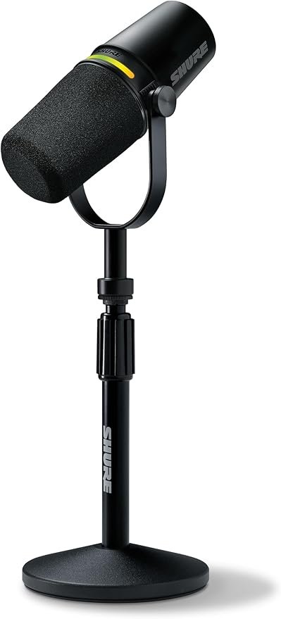 Shure MV7+ Podcast Dynamic Microphone with Stand - Image 2