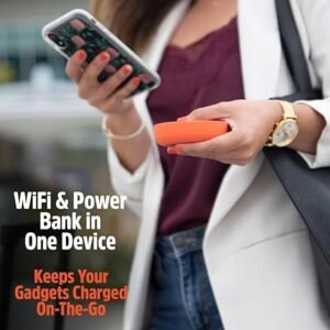 SIMO Solis Hero 4G LTE Portable Mobile Hotspot WiFi Power Bank for Travel