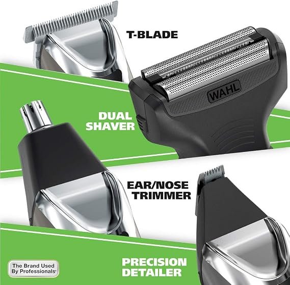 Wahl Stainless Steel Lithium Ion 2.0+ Slate Beard Trimmer for Men - Image 2