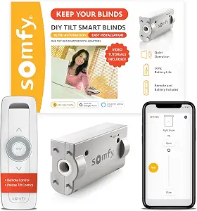 Somfy Clever Tilt Blind Motor Kit - Fits Your Existing 2" Horizontal Blinds