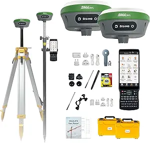 SMA26 Plus GNSS Receivers Base&Rover RTK GPS Land Survey Equipment - Image 2