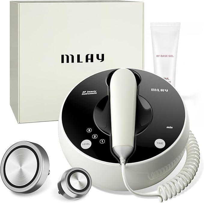 MLAY Professional RF Beauty Machine, Radio Frequency Face Machine with 2 Probes