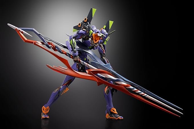 TAMASHII NATIONS - Evangelion - Evangelion Test Type-01 30th with The Spear of Gaius Metal Build Action Figure - Image 2