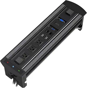 WEBANG Motorized Automatic Recessed Connectivity Box Outlet for Conference Room