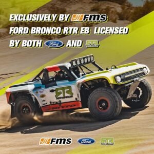 FMS 1/7 Ford Bronco RTR EB Fast RC Truck – Licensed by Ford & RTR Vehicles