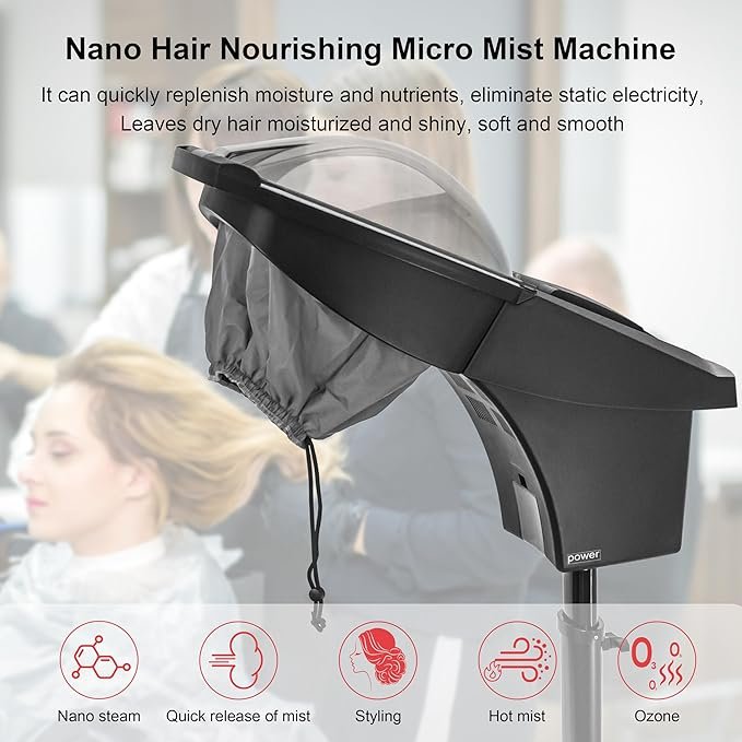 Elitzia Hair Steamer Micro Mist Scalp Detox System