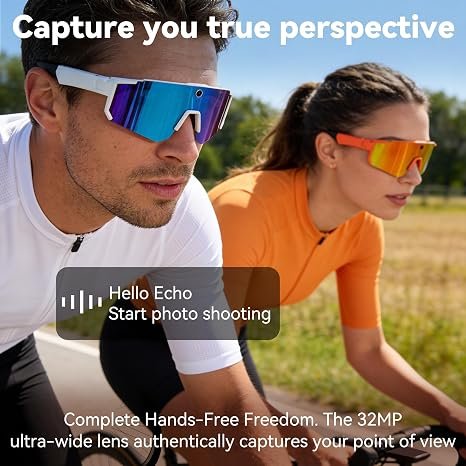AI Pro Camera Glasses 32MP - Recording Glasses with 6-Axis EIS Stabilization - Image 2