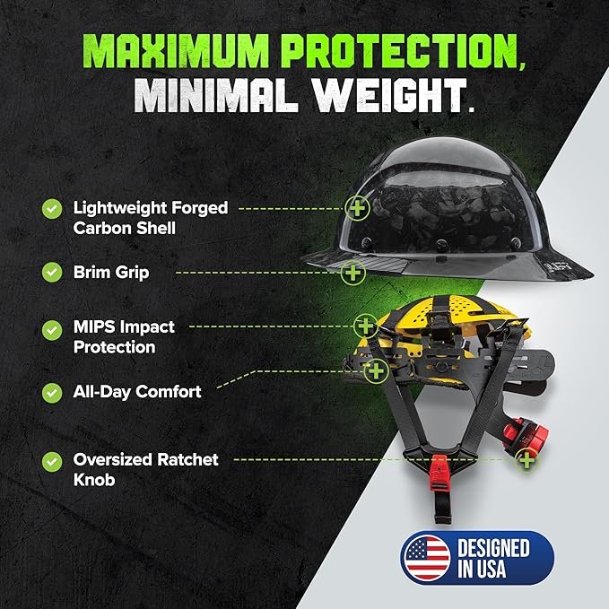 LIFT SAFETY DAX Forged Carbon Full Brim - Image 2