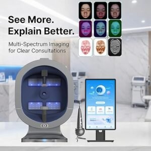 Professional Skin Analysis Machine - 15.6 Inches AI Multi-Spectrum Facial & Scalp Imaging System