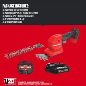 CRAFTSMAN V20 Cordless Handheld Grass Trimmer