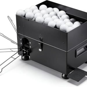 Golf Ball Dispenser, Automatic Golf Ball Tee Up Machine with Foot Pedal Operation