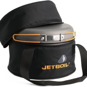 Jetboil Genesis Basecamp Backpacking and Camping Stove Cooking System with Camping Cookware