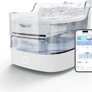 PETGUGU AI Cat Water Fountain with App Monitoring