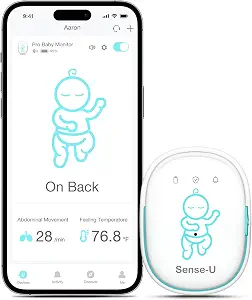 Sense-U Pro Baby Movement & Sleep Position Monitor,