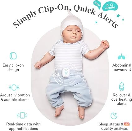 Sense-U Pro Baby Movement & Sleep Position Monitor, - Image 2