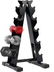 5 Tier Dumbbell Rack Stand Only, Weight Rack for Dumbbells Home Gym