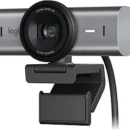 Logitech MX Brio Ultra HD 4K Webcam Collaboration and Streaming - Graphite