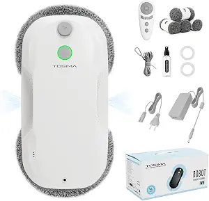 Tosima W5 Window Cleaning Robot, 6400Pa Max Adaptive Suction