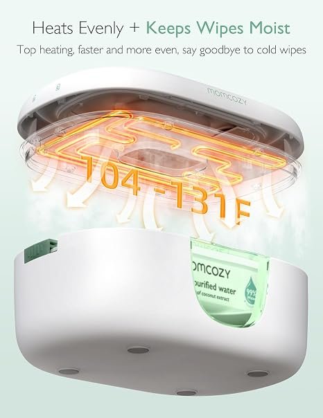 Momcozy Baby Wipe Warmer, Innovative Spring Design & Momcozy 1080P 5 - Image 2