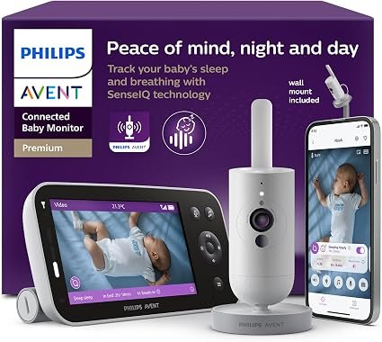 Philips Avent Premium Connected Baby Monitor, 1080p Camera, 5" HD Screen - Image 2